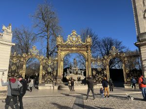 Fountain in the center of Place Stanislas, Nancy